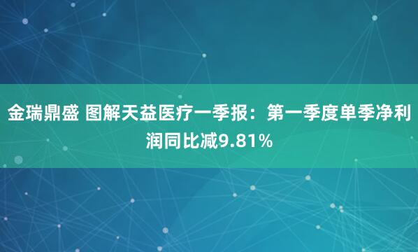 金瑞鼎盛 图解天益医疗一季报：第一季度单季净利润同比减9.81%