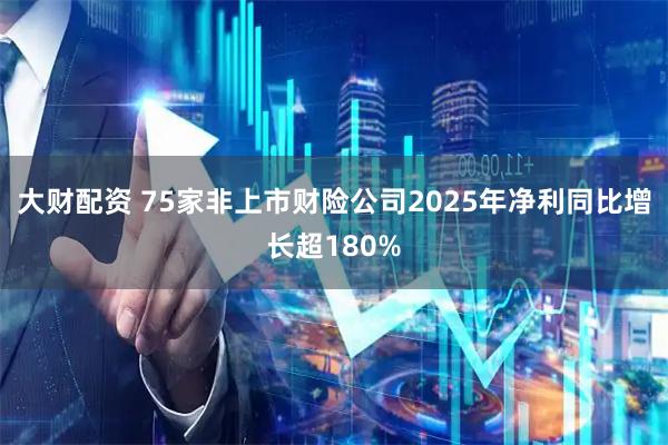 大财配资 75家非上市财险公司2025年净利同比增长超180%